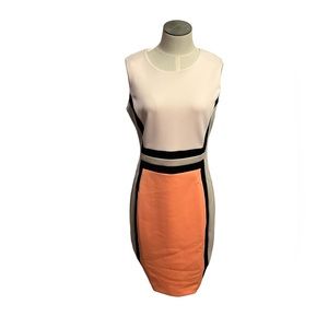 Brand new Calvin Klein colorblock dress size 8. Retail $136